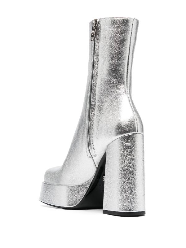 Versace Aevitas 170mm metallic-effect Boots - Farfetch