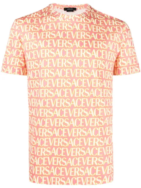 Versace Camiseta Versace Allover de algodão