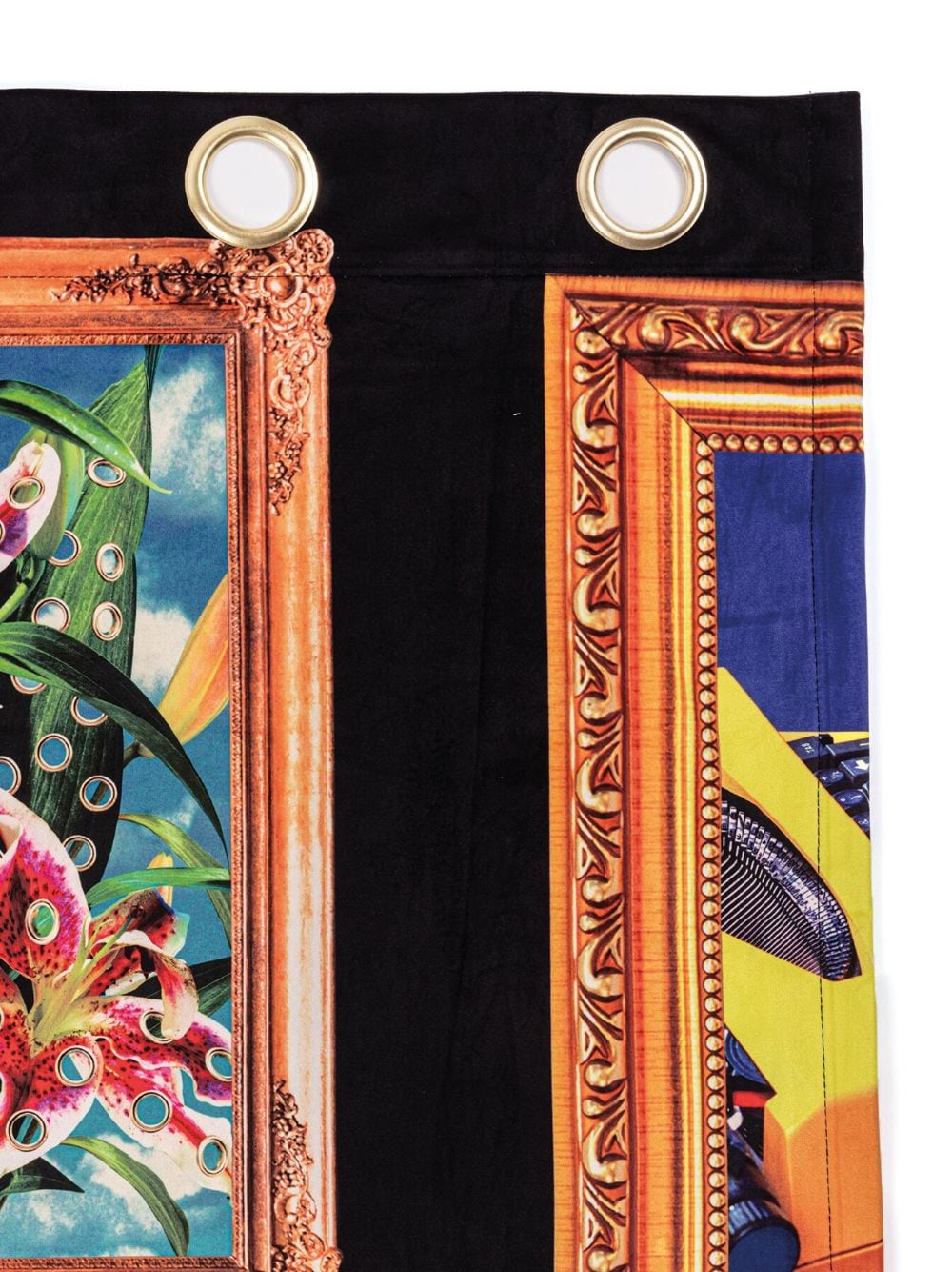 Shop Seletti Frames Shower Curtain In Multicolor