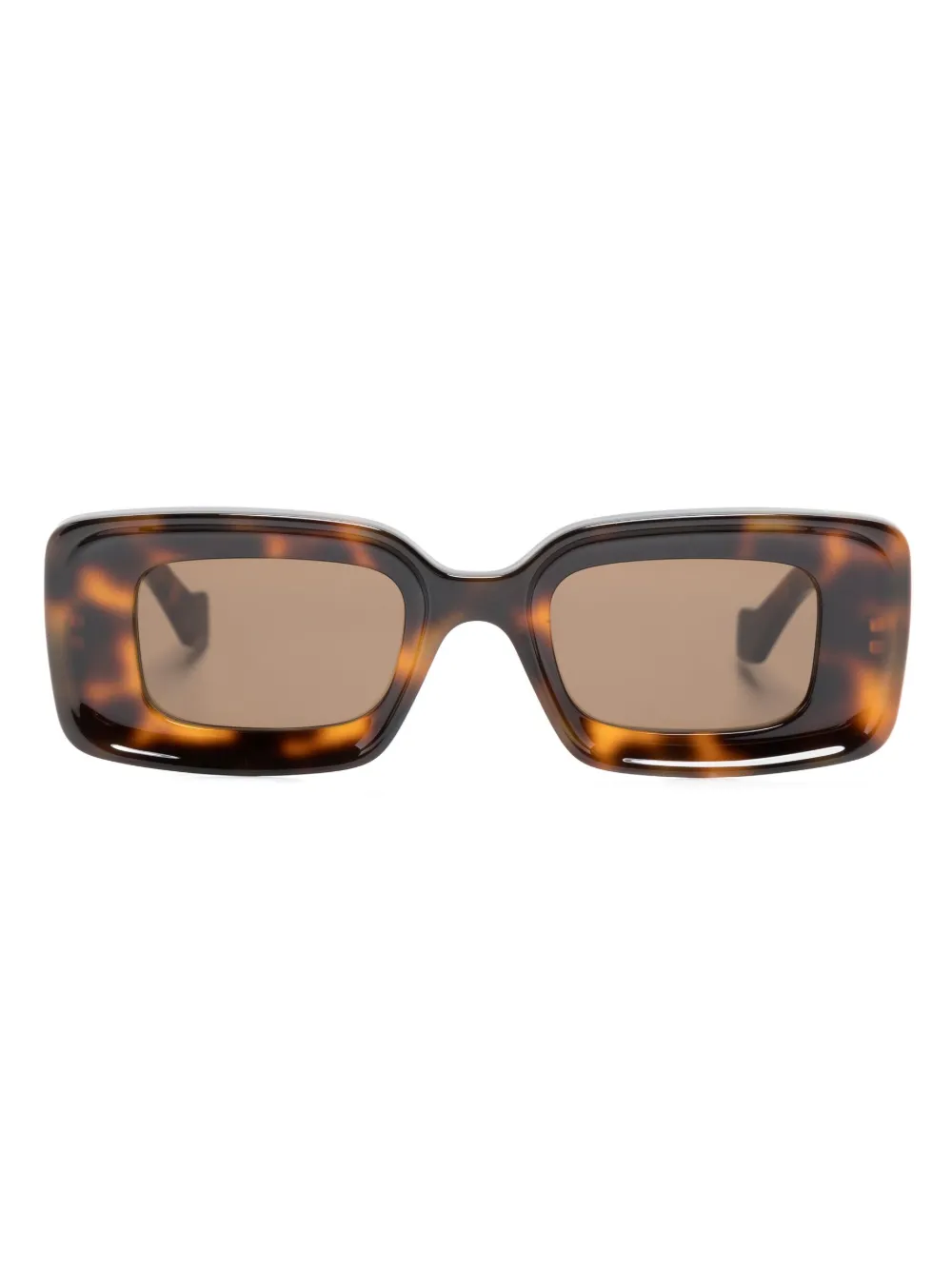 LOEWE EYEWEAR logoplaque rectangleframe Sunglasses Farfetch