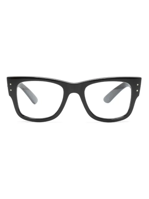 Ray-Ban lentes con armazón rectangular estilo carey 