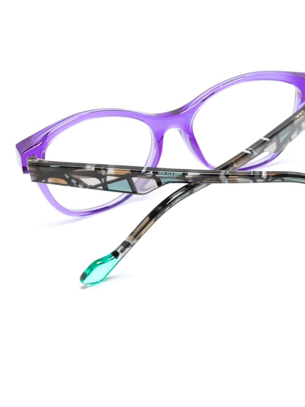 Shop Face À Face Cat-eye Frame Glasses In Purple