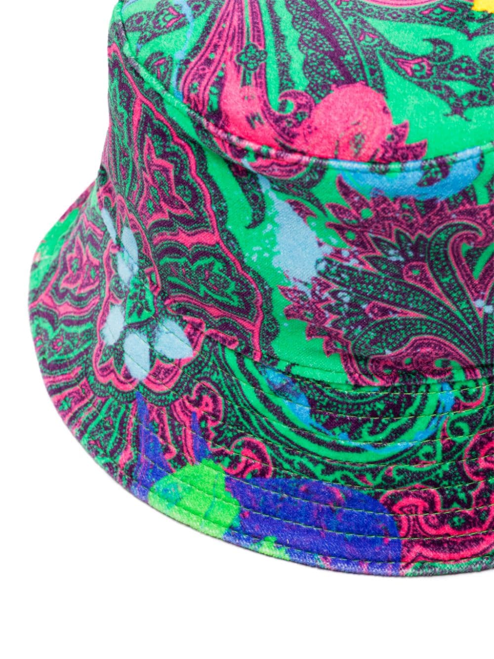 Shop Az Factory Paisley-print Velvet-finish Bucket Hat In Psy1