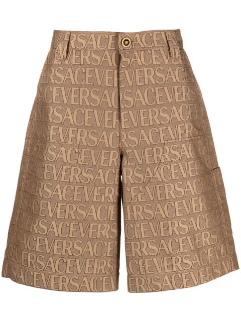 Versace - Versace Allover-jacquard bermuda shorts