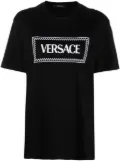 Versace '90s Vintage logo-embroidered T-shirt - Black