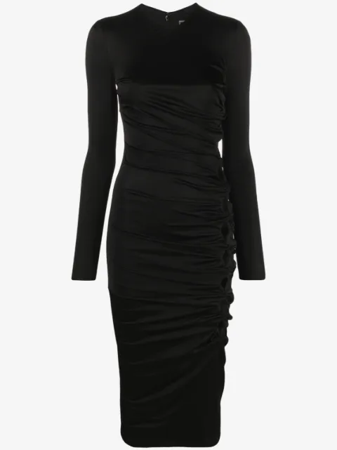 Versace x Dua Lipa cut-out midi dress