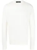 Versace La Greca cotton-silk jumper - Neutrals