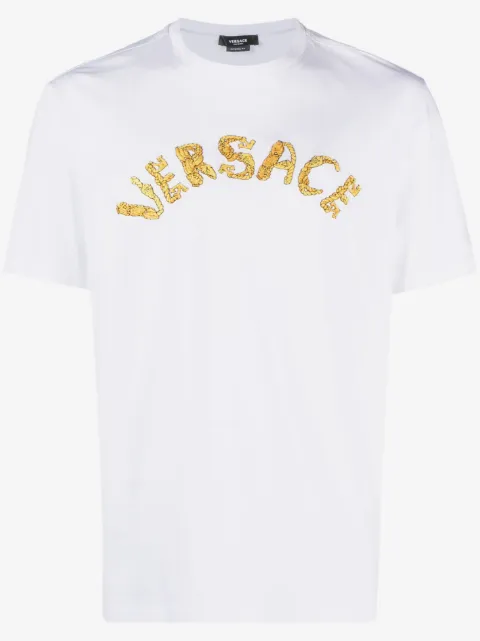 Versace Seashell Baroque cotton T-Shirt