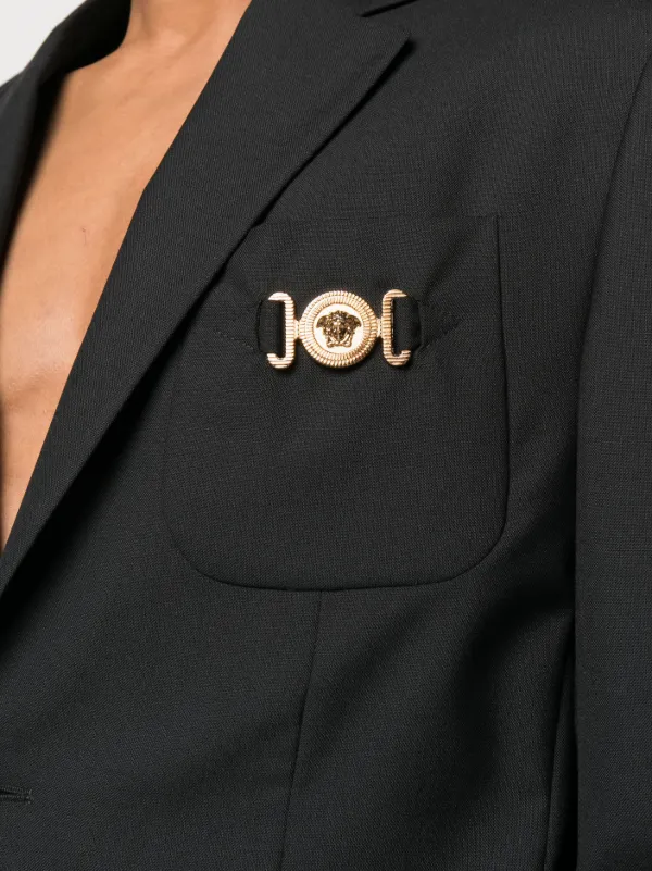 ジャケット VERSACE SINGLE BREASTED MEDUSA JACKET Versace Single Breasted Medusa Jacket | italist