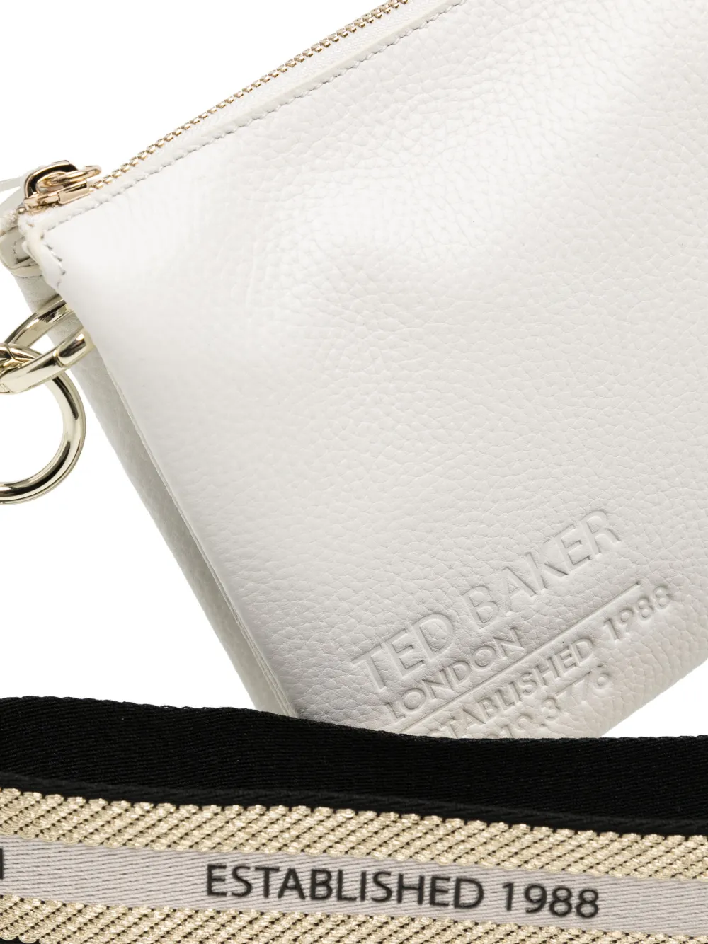 Ted Baker Daliai Leather Crossbody Bag In Ecru ModeSens