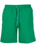 Maison Kitsuné fox-motif thigh-length shorts - Green