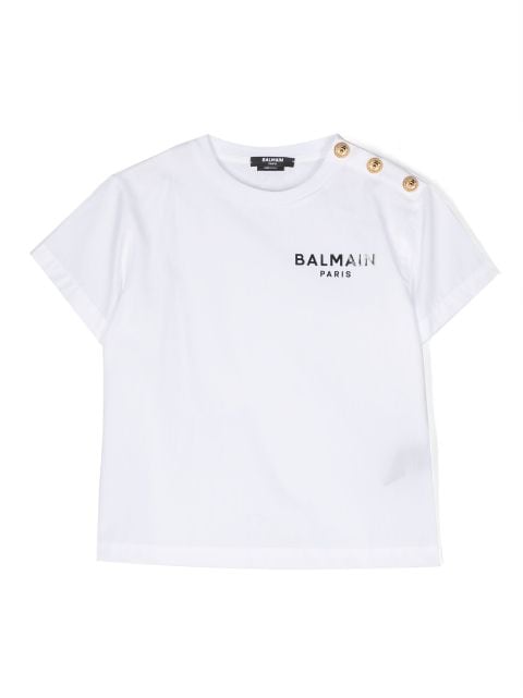 logo-print cotton T-shirt