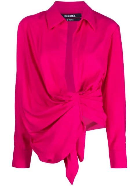 Jacquemus Le Bahia long-sleeve shirt