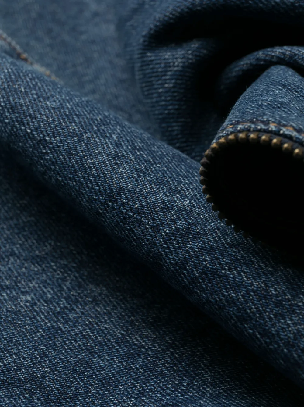 Wide Strap Sweetheart Neck Denim Dress