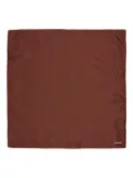 TOM FORD satin pocket square - Brown