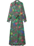 AZ FACTORY motly paisley wrapped dress - Multicolour