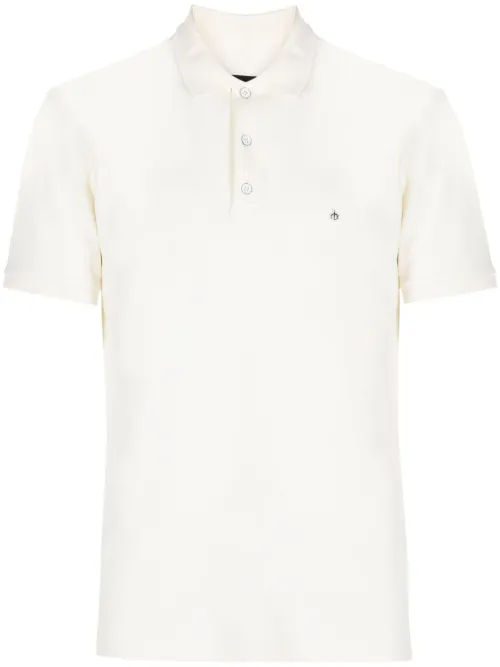 Polo en coton à logo brodé - rag & bone - Modalova