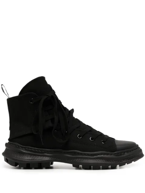 Yohji Yamamoto zip-up high-top sneakers