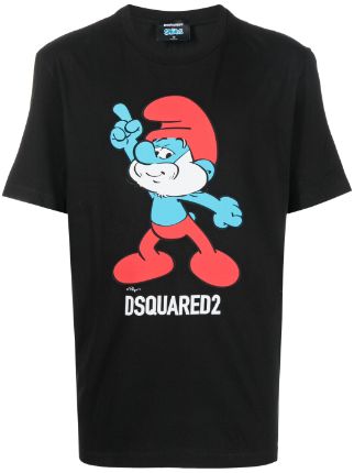 Dsquared2 Smurf-print Cotton T-shirt - Farfetch