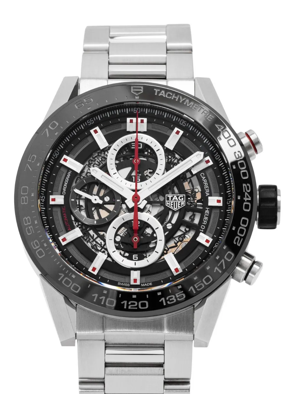 TAG Heuer 2019 pre-owned Carrera Calibre Heuer 01 Automatisch horloge - Zwart