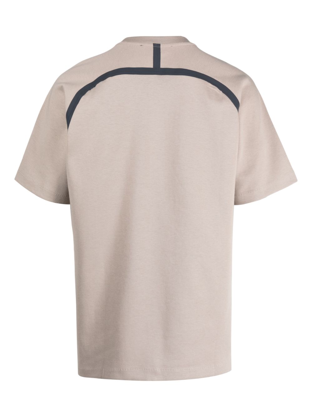 Norse Projects T-shirt met gestreept detail - Beige