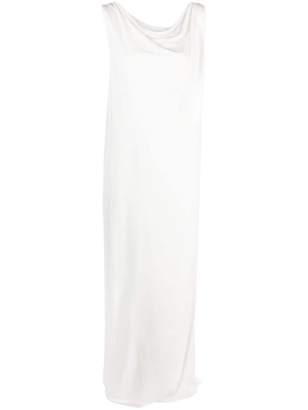 Alberta Ferretti Cut-out Maxi Dress In White