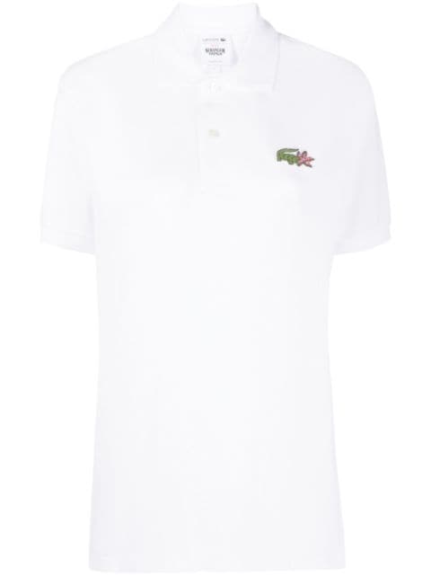 Lacoste - logo-patch polo shirt