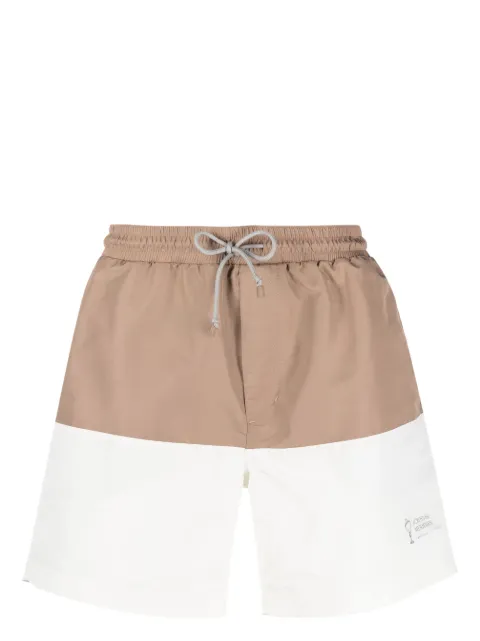 Brunello Cucinelli panelled-design swim shorts