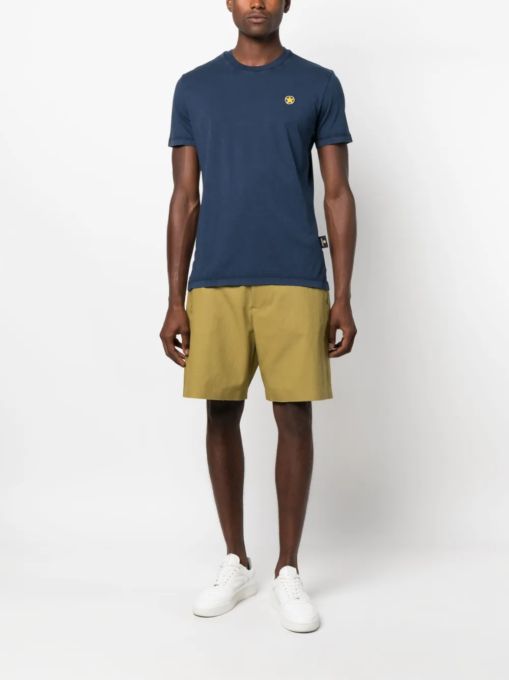 Star Point logo-patch cotton T-shirt | T-Shirts | Image 2