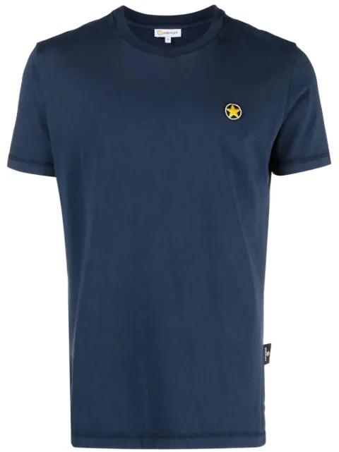 Star Point logo-patch cotton T-shirt