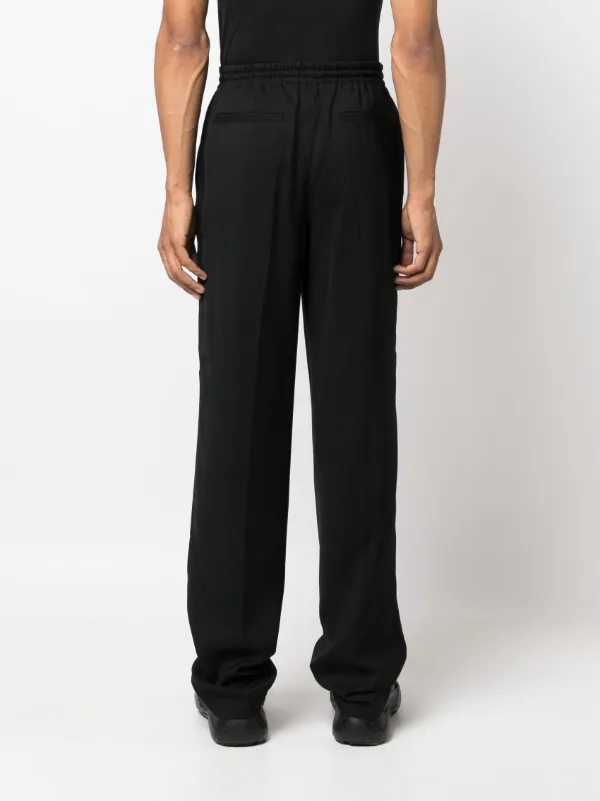 【versace】ドローストリングウエストバンドトラックパンツ Versace ドローストリング トラックパンツ | ブラック | FARFETCH JP