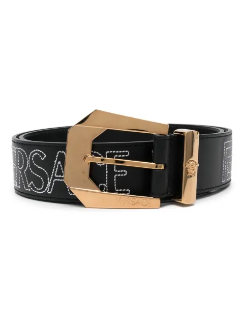 Versace グレカ レザーベルト