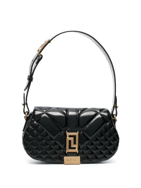 Versace Greca Goddess Mini Quilted Crossbody Bag