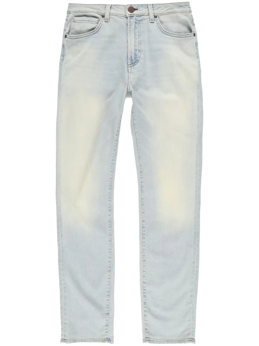 Monfrere Brando Washed Slim-cut Jeans In Blue