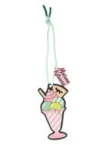 Maison Kitsuné ice cream key charm - Pink