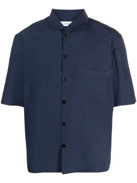 short-sleeve cotton shirt