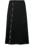 VETEMENTS knee-length pleated skirt - Black