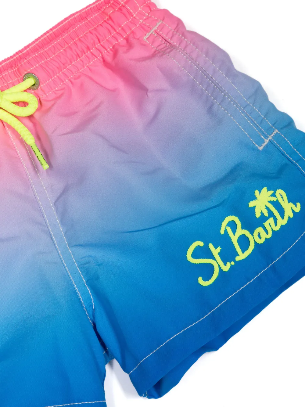 MC2 Saint Barth Kids Zwembroek met ombré-effect - Blauw