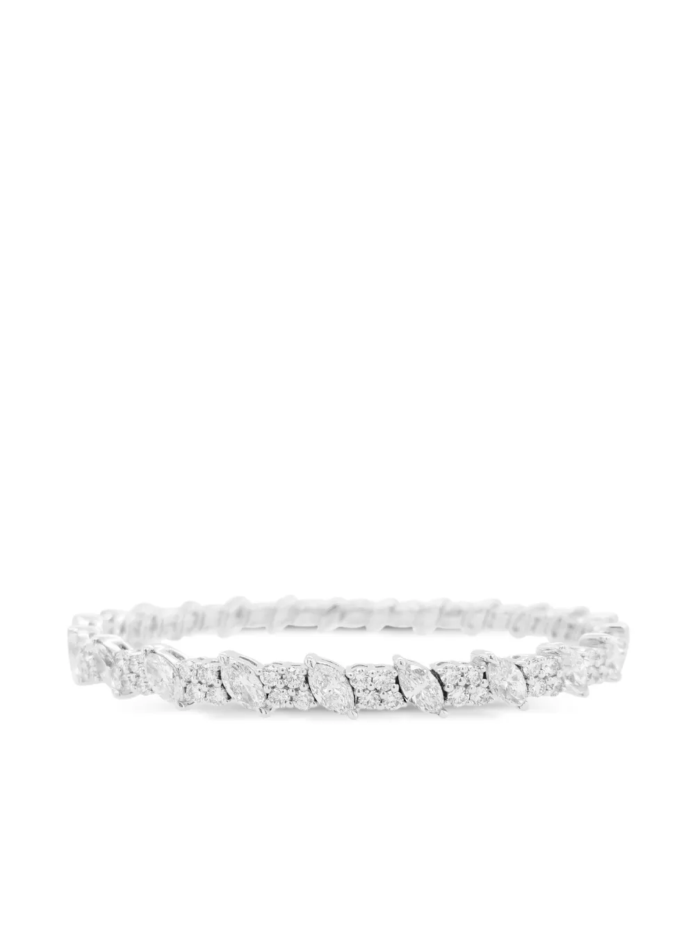 18K white gold diamond bracelet