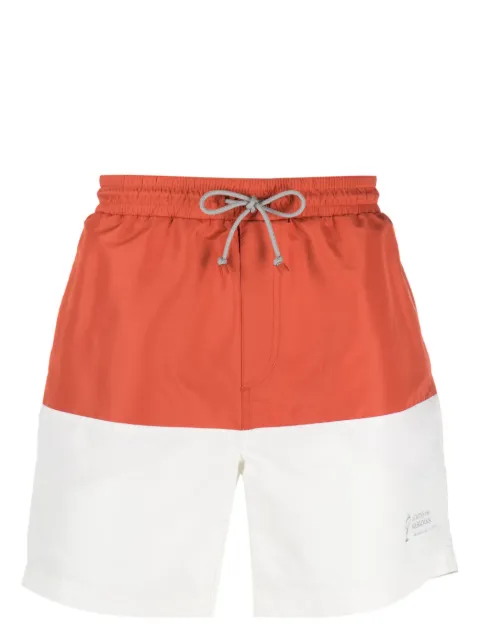 Brunello Cucinelli panelled-design swim shorts