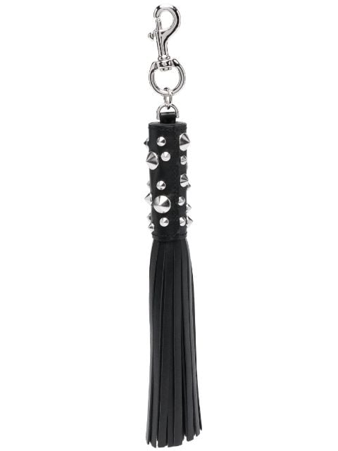 Versace studded tassel keychain