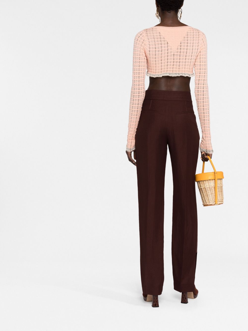 Jacquemus Le Tibau side-slit trousers Women