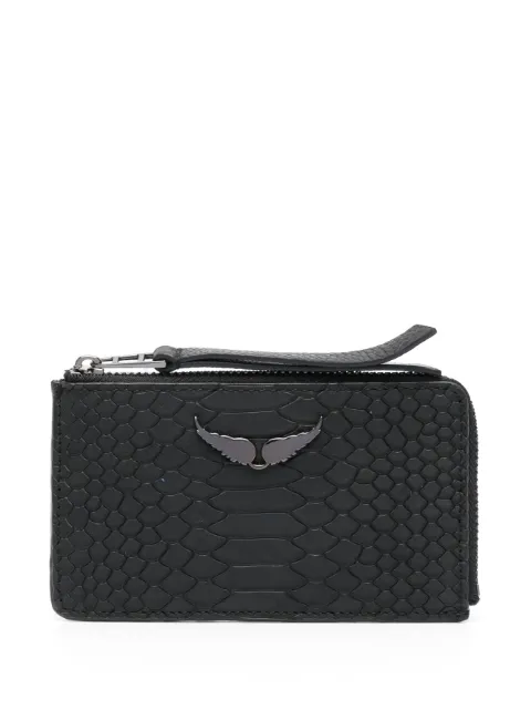 Zadig&Voltaire cartera con placa del logo