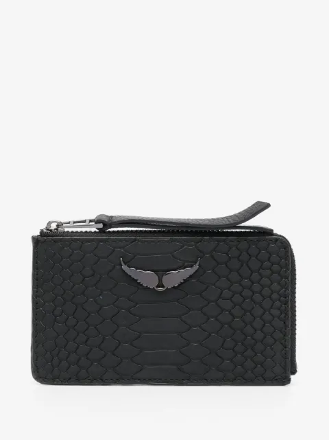 Zadig&Voltaire cartera con placa del logo
