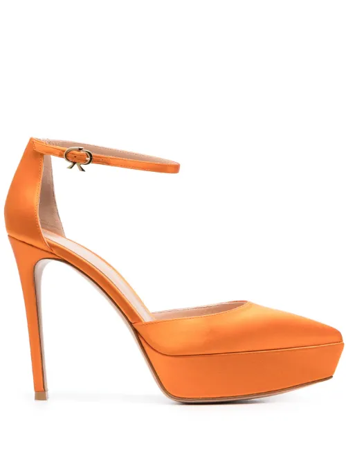 Escarpins en cuir à plateforme 120 mm - Gianvito Rossi - Modalova
