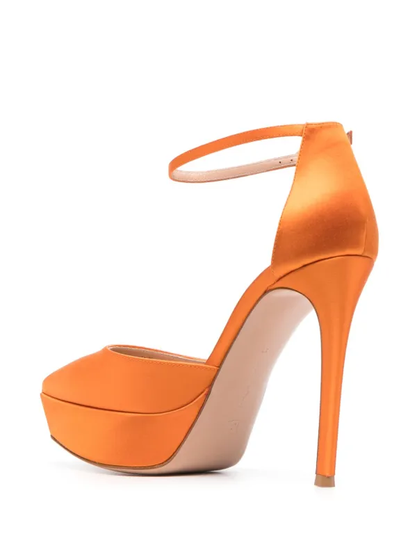 GIANVITO ROSSI High (3-3.9 in) Heel Height Leather Upper