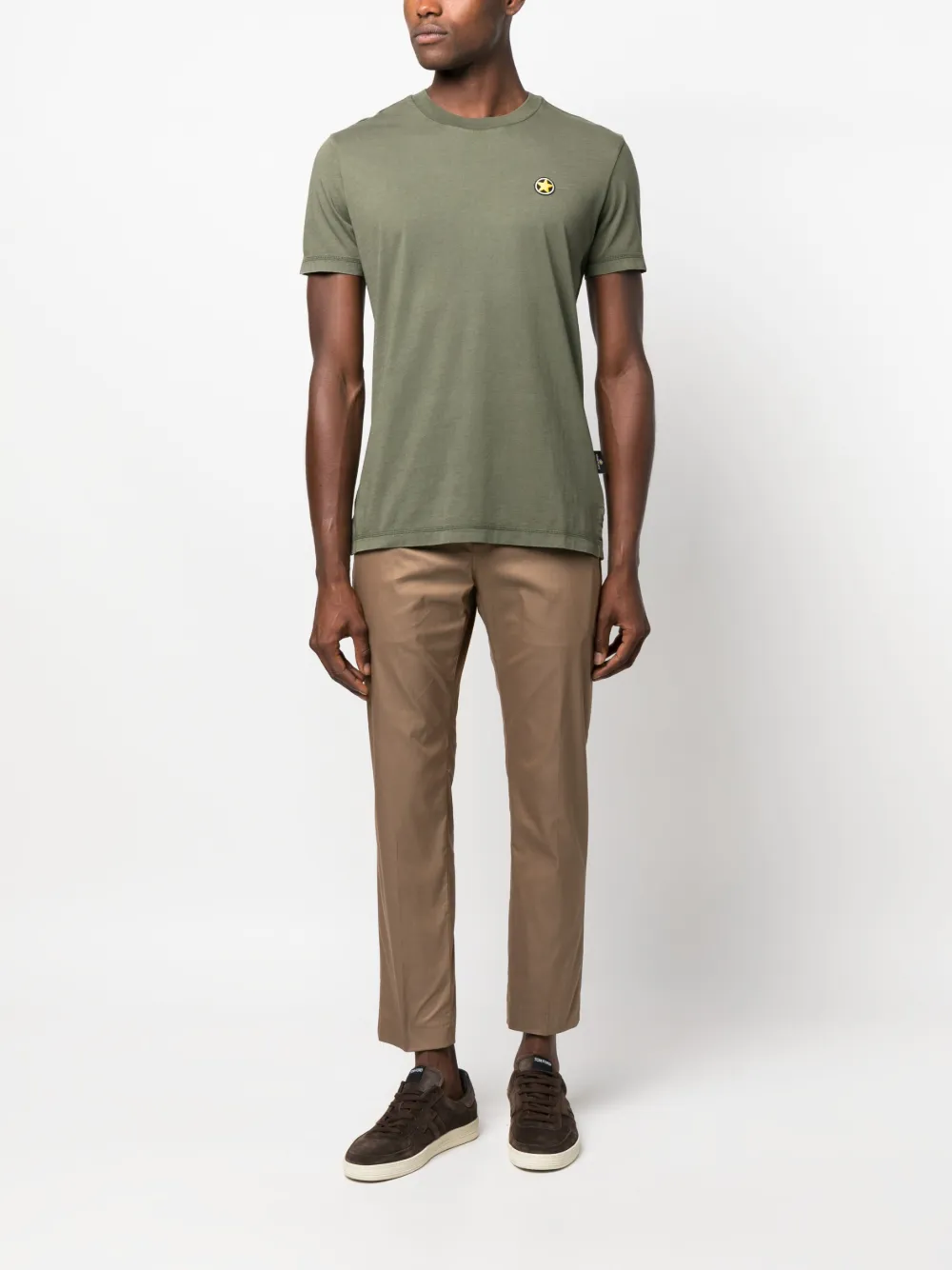 Star Point logo-patch cotton T-shirt | T-Shirts | Image 2