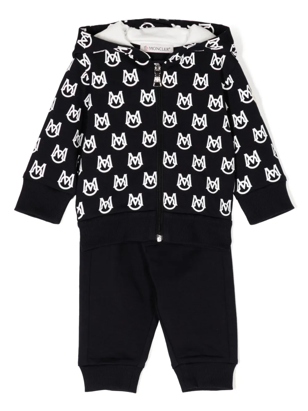 Moncler Enfant logo-print tracksuit set | Black | Image 1