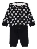 Moncler Enfant logo-print tracksuit set - Black