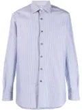 Pal Zileri pinstripe cotton shirt - Blue